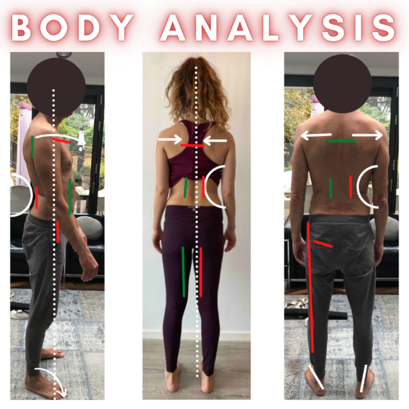 body analyse reading alignment for yoga teacher